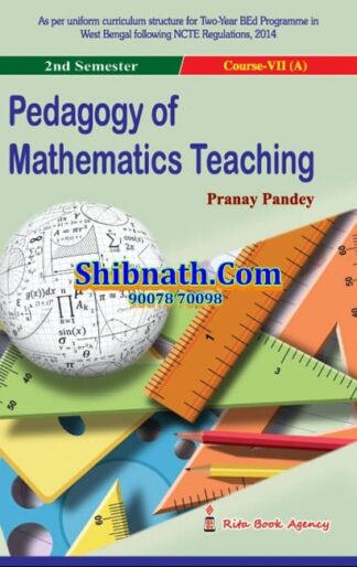 B.Ed 2nd Semester Book Pedagogy of Mathematics Teaching by Pranay Pandey Rita Publication
