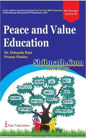 B.Ed 4th Semester Book Peace and Value Education by Dr. Debasis Paul, Pranay Pandey Rita Publication